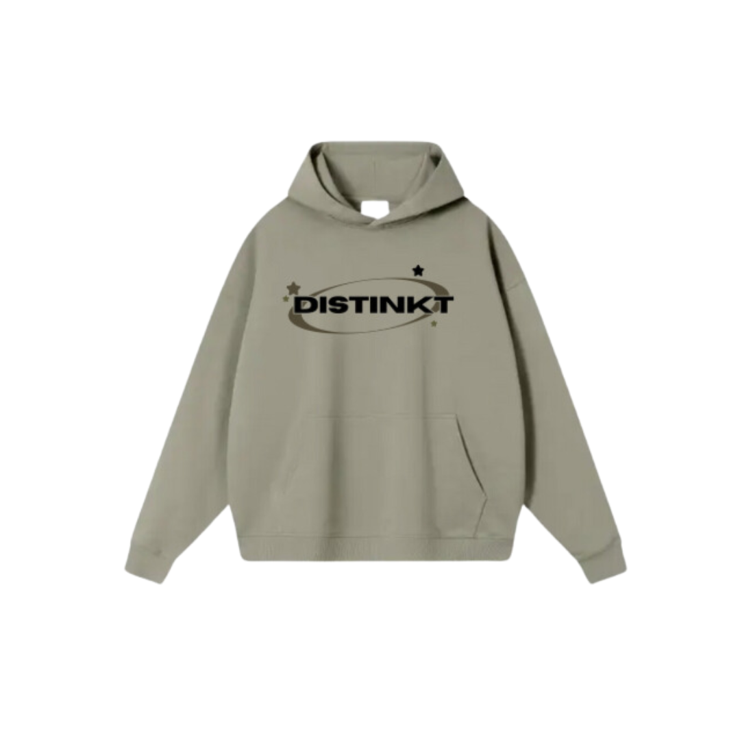 Khaki graphic hoodie