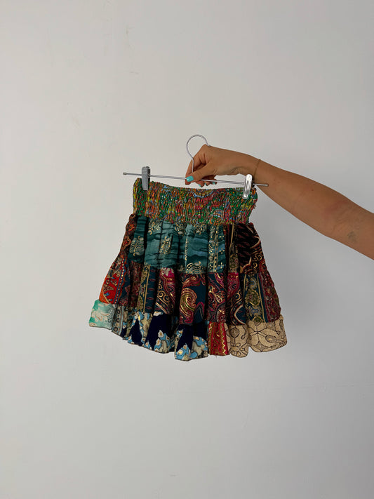 Patchwork rara mini skirt