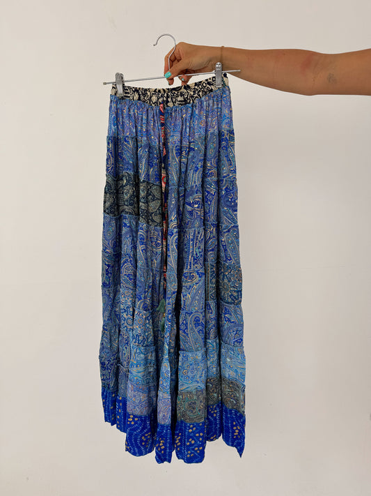 Patchwork rara maxi skirt