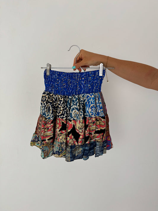 Patchwork rara mini skirt