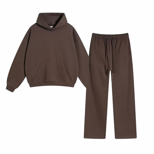 Brown tracksuit set