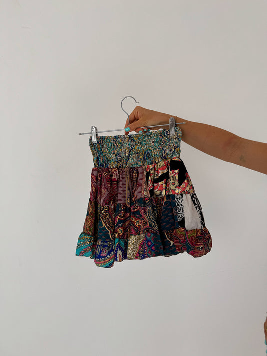 Patchwork rara mini skirt